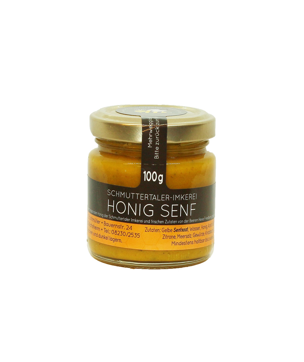 Honig Senf 100g – Schmuttertaler Imkerei