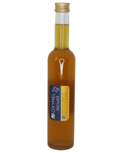 Oxymel Ingwer, Sauerhonig mit einem Schuß Ingwersaft, 350 ml. für Ihr Wohlbefinden.