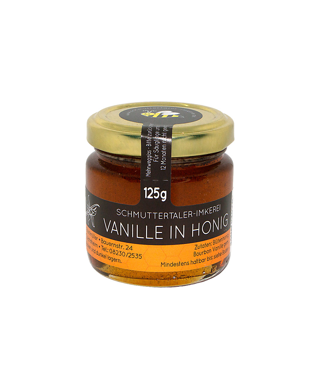 Vanille in Honig 125 gr.