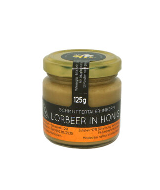 Lorbeer in Honig 125 gr.